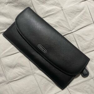 Coach Black Leather Wallet